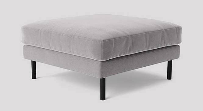 Munich Ottoman Color in Cream (Grey) by Urban Ladder - Front View Design 1 - 856813