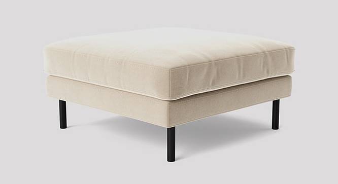 Munich Ottoman Color in Cream (Cream) by Urban Ladder - Front View Design 1 - 856819