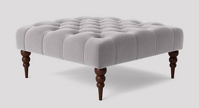 Polen Ottoman Color in Black (Grey) by Urban Ladder - Front View Design 1 - 856824