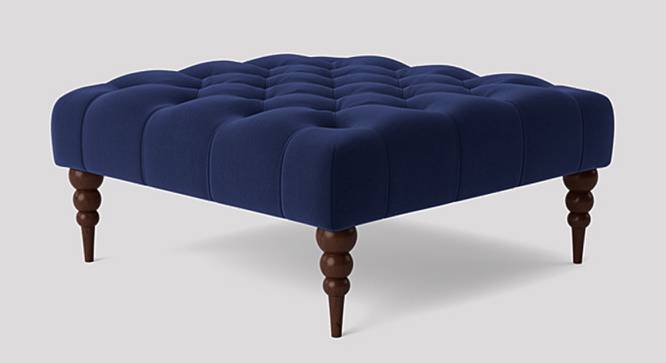 Polen Ottoman Color in Black (Navy Blue) by Urban Ladder - Front View Design 1 - 856829