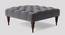 Polen Ottoman Color in Black (Dark Grey) by Urban Ladder - Front View Design 1 - 856834