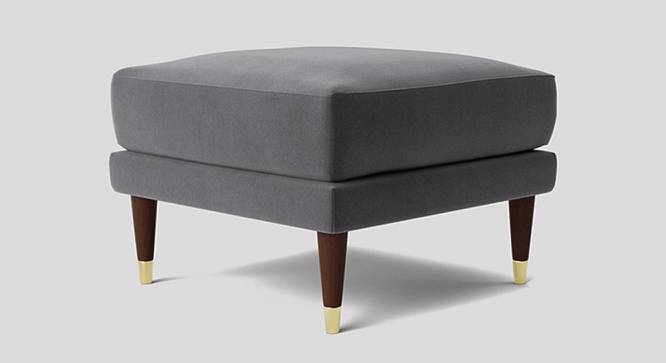 Pritchar Ottoman Color in Dark Grey (Dark Grey) by Urban Ladder - Front View Design 1 - 856866