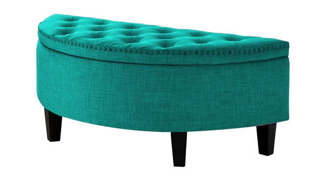 Replon 2 Seater Ottoman with Storage Color in Cream (Tourquise) by Urban Ladder - Front View Design 1 - 856892