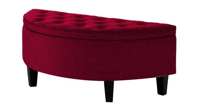 Replon 2 Seater Ottoman with Storage Color in Cream (Maroon) by Urban Ladder - Front View Design 1 - 856896
