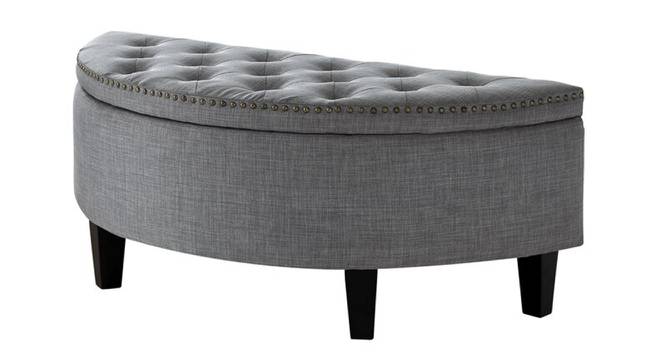 Replon 2 Seater Ottoman with Storage Color in Cream (Grey) by Urban Ladder - Front View Design 1 - 856899