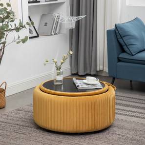 home lifestylez Loofy Ottoman with Strage Color in Black-picture-11