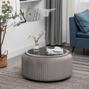 home lifestylez Loofy Ottoman with Strage Color in Black-picture-23