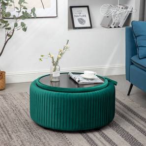 home lifestylez Loofy Ottoman with Strage Color in Black-picture-11