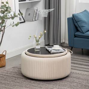 home lifestylez Loofy Ottoman with Strage Color in Black-picture-11