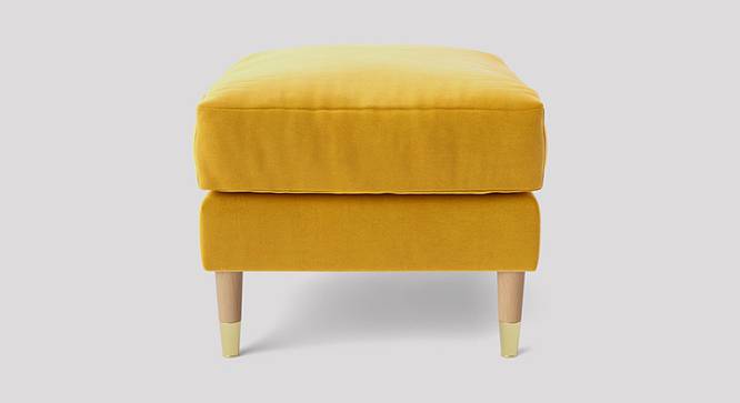 Rieti Ottoman Color in T Blue (Yellow) by Urban Ladder - Design 1 Side View - 856929