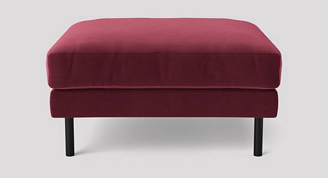 Munich Ottoman Color in Cream (Maroon) by Urban Ladder - Design 1 Side View - 856941