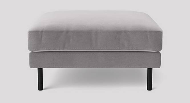 Munich Ottoman Color in Cream (Grey) by Urban Ladder - Design 1 Side View - 856944