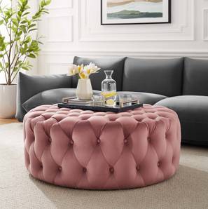 home lifestylez Kolden Ottoman Color in Maroon-picture-20