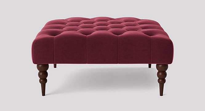 Polen Ottoman Color in Black (Maroon) by Urban Ladder - Design 1 Side View - 856965