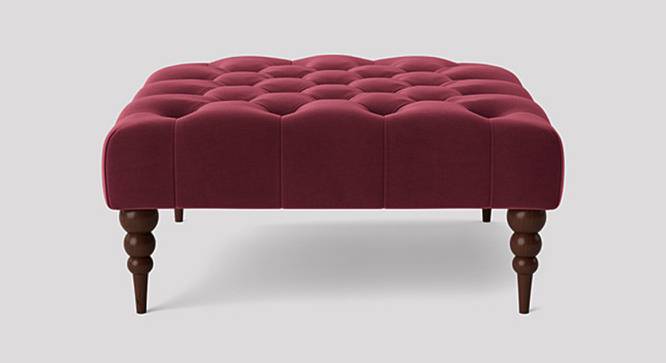 Polen Ottoman Color in Black (Maroon) by Urban Ladder - Design 1 Side View - 856965