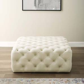 Ottomans In Chennai Design Leonex Ottoman Color in White (White)