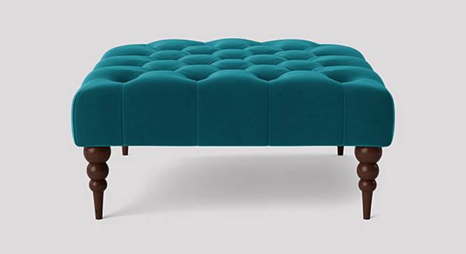 Polen Ottoman Color in Black (Teal Blue) by Urban Ladder - Design 1 Side View - 856978
