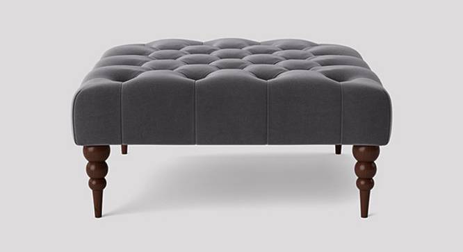 Polen Ottoman Color in Black (Dark Grey) by Urban Ladder - Design 1 Side View - 856982