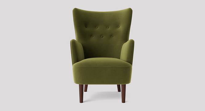 Ludwi Accent chair Velvet in Maroon Color (Mint Green) by Urban Ladder - Design 1 Side View - 857037