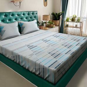 King Size Bedsheet Design Multicolor 300 TC Cotton Blend Size Bedsheet