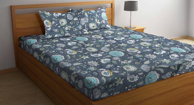 Double Bedsheet-KLBS-2030-Multi (King Size, Multicolor) by Urban Ladder - Front View Design 1 - 857244