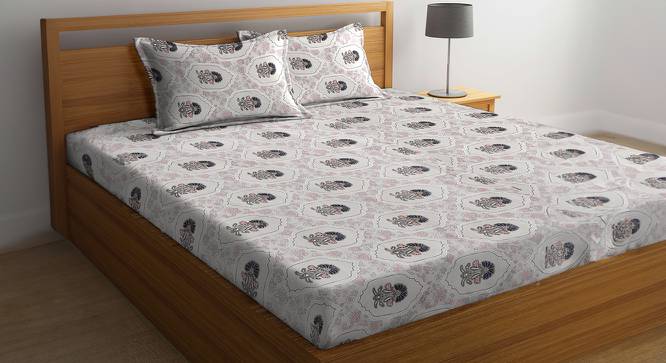Double Bedsheet-KLBS-2039-Multi (King Size, Multicolor) by Urban Ladder - Front View Design 1 - 857251