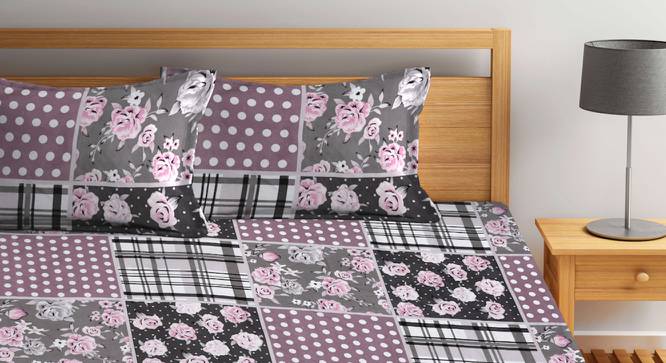 Double Bedsheet-KLBS-2046-Multi (King Size, Multicolor) by Urban Ladder - Design 1 Side View - 857418