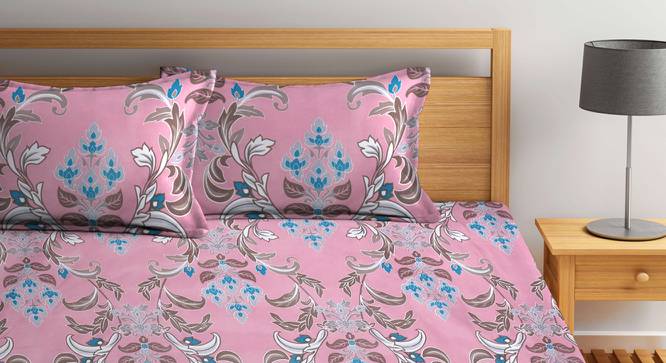 Double Bedsheet-KLBS-1695-Multi (King Size, Multicolor) by Urban Ladder - Design 1 Side View - 857534