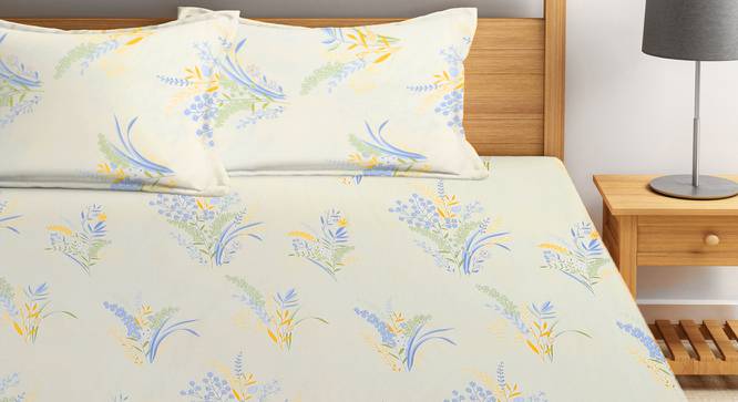 Double Bedsheet-KLBS-2087-Multi (Queen Size, Multicolor) by Urban Ladder - Design 1 Side View - 857949