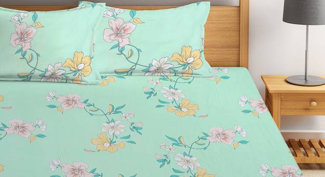 Double Bedsheet-KLBS-2089-Multi (Queen Size, Multicolor) by Urban Ladder - Design 1 Side View - 857951