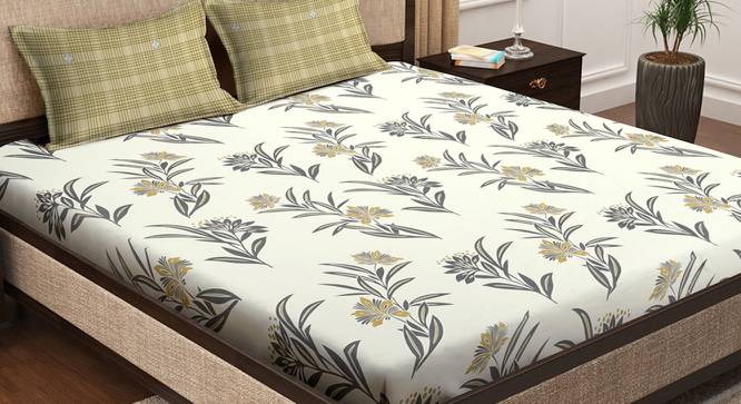 Double Bedsheet-KLBS-2104-Multi (King Size, Multicolor) by Urban Ladder - Front View Design 1 - 858010