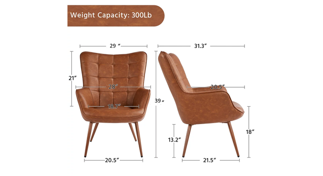 Lapis Accent Chair (Grey) by Urban Ladder - Design 1 Side View - 858086