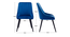 Nico Side Chair (Blue) by Urban Ladder - Design 1 Side View - 858087