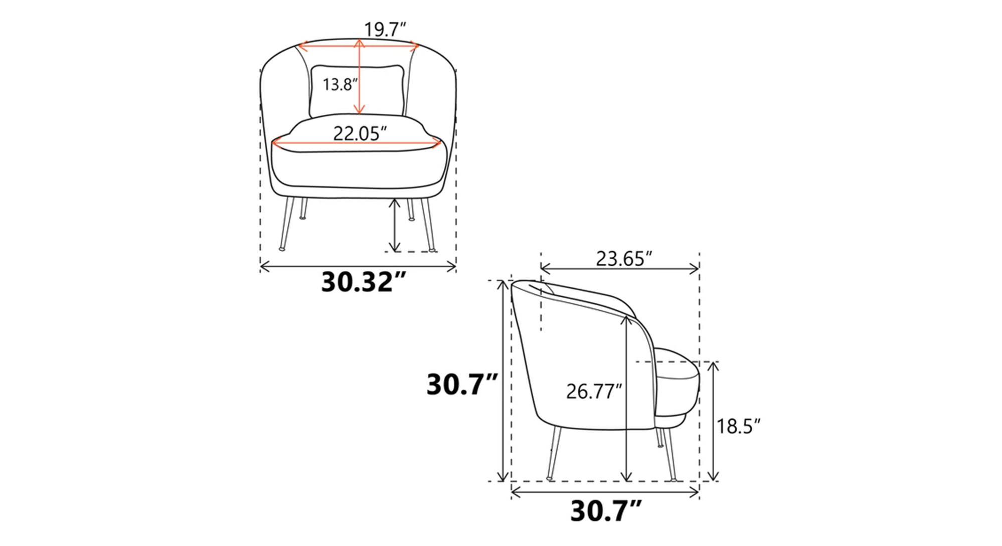 Citium Accent Chair Urban Ladder