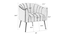 Jella Accent Chair (Yellow) by Urban Ladder - Ground View Design 1 - 858097