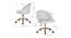 Hindmen Task Chair (Blue) by Urban Ladder - Ground View Design 1 - 858100