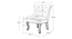 Donata Accent Chair (Purple) by Urban Ladder - Rear View Design 1 - 858120
