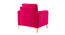 Rafeal Lounge Chair (Pink) by Urban Ladder - Ground View Design 1 - 858135