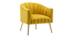 Jella Accent Chair (Yellow) by Urban Ladder - Front View Design 1 - 858149