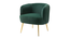 Leiser Accent Chair (Green) by Urban Ladder - Design 1 Side View - 858158