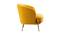 Citium Accent Chair (Yellow) by Urban Ladder - Design 1 Side View - 858163