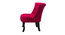 Donata Accent Chair (Red) by Urban Ladder - Design 1 Side View - 858166