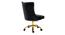 Swen Task Chair (Black) by Urban Ladder - Design 1 Side View - 858172
