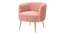 Leiser Accent Chair (Pink) by Urban Ladder - Ground View Design 1 - 858200
