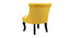 Donata Accent Chair (Yellow) by Urban Ladder - Ground View Design 1 - 858206
