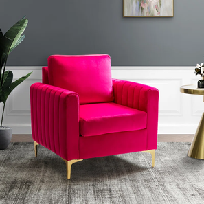 New Arrivals Living Room Furniture Design Rafeal Lounge Chair (Pink)