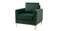 Rafeal Lounge Chair (Green) by Urban Ladder - Front View Design 1 - 858232