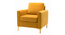 Rafeal Lounge Chair (Yellow) by Urban Ladder - Front View Design 1 - 858235
