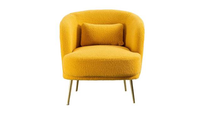 Citium Accent Chair (Yellow) by Urban Ladder - Front View Design 1 - 858240