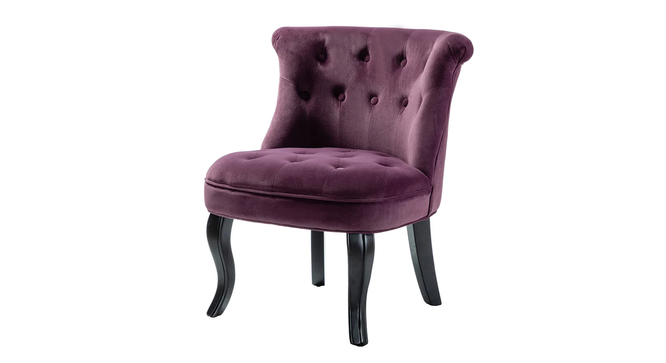Donata Accent Chair (Purple) by Urban Ladder - Front View Design 1 - 858242